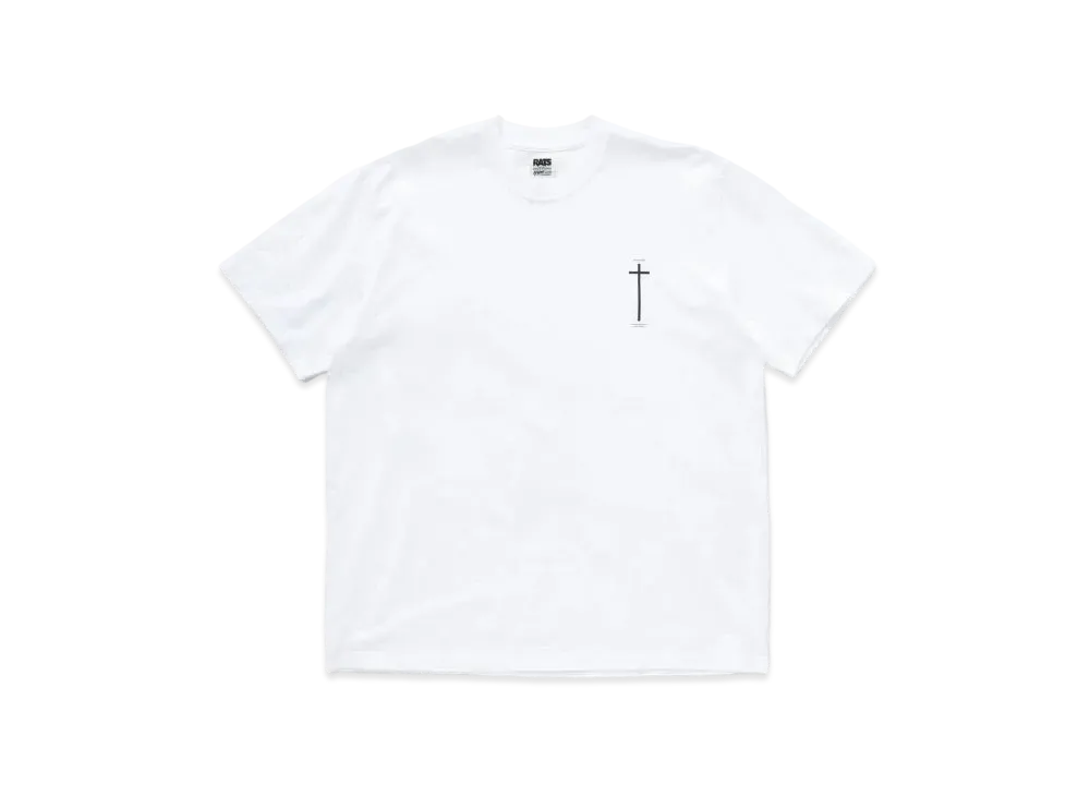 RATS Cross Tee "White"