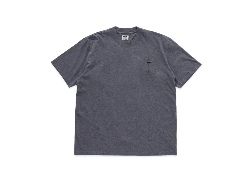 RATS Cross Tee "Charcoar Black"