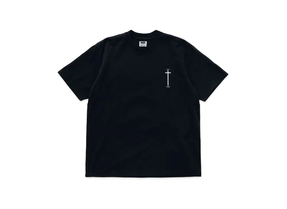 RATS Cross Tee "Black"