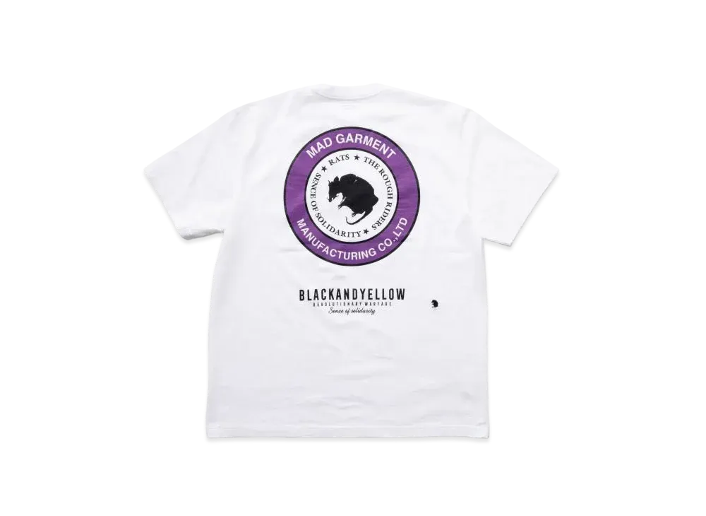 RATS Two Wheel Tee "White Purple"