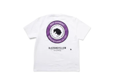 RATS Two Wheel Tee "White Purple"