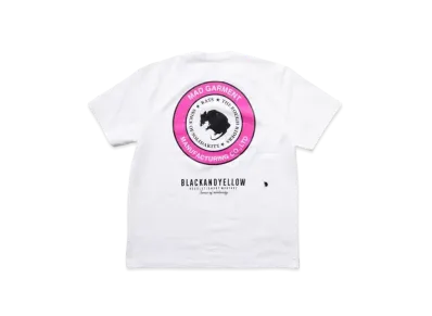 RATS Two Wheel Tee "White Pink"
