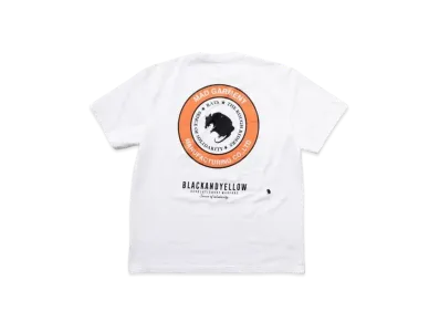 RATS Two Wheel Tee "White Orange"