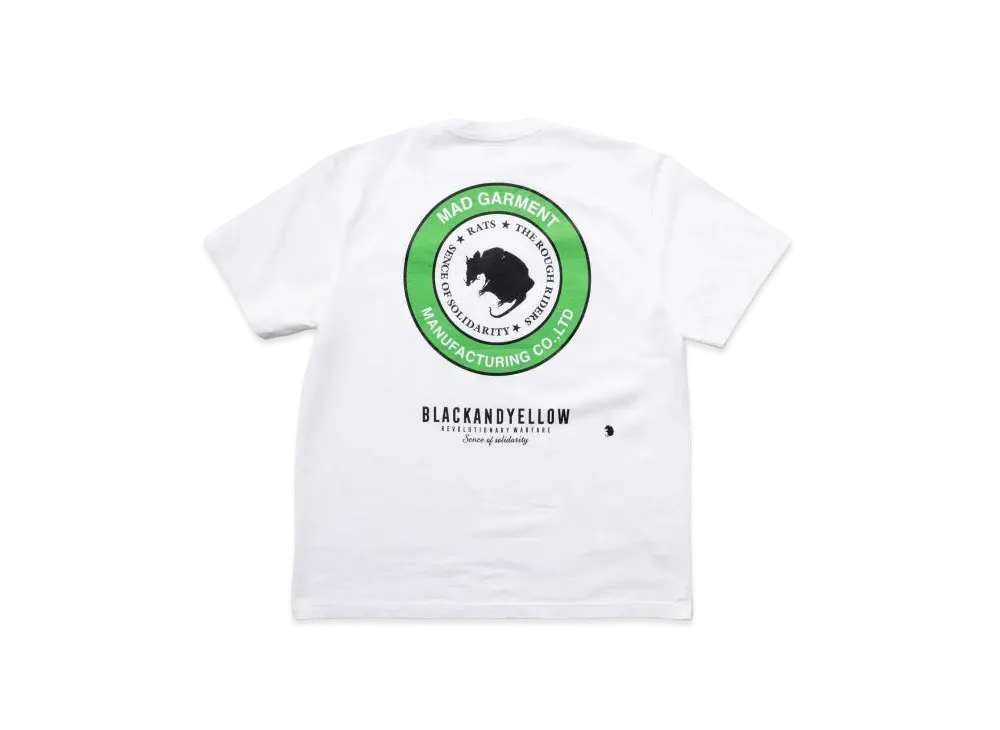 RATS Two Wheel Tee "White Green"