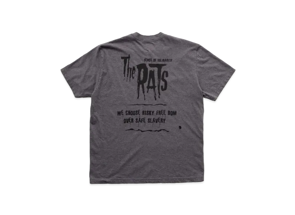 RATS Tee "Charcoar"