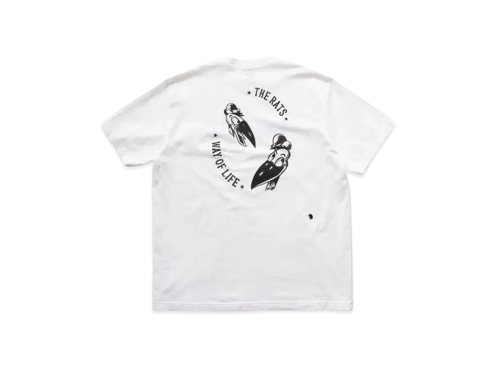 RATS Peckers Tee "White"