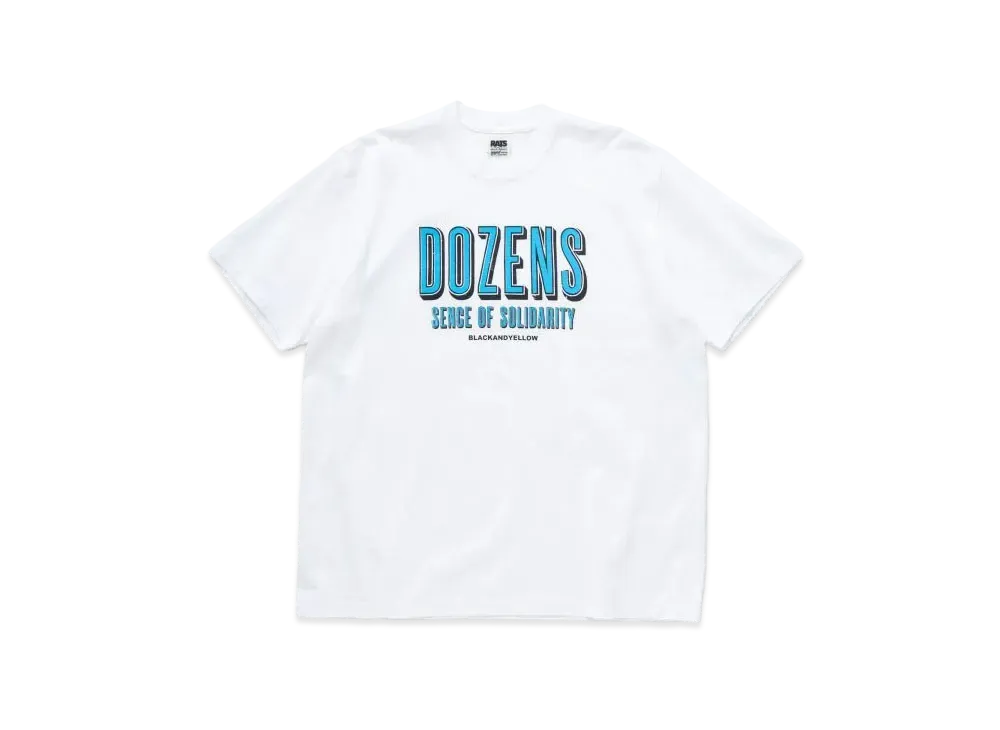 RATS Dozens Tee "White Blue"