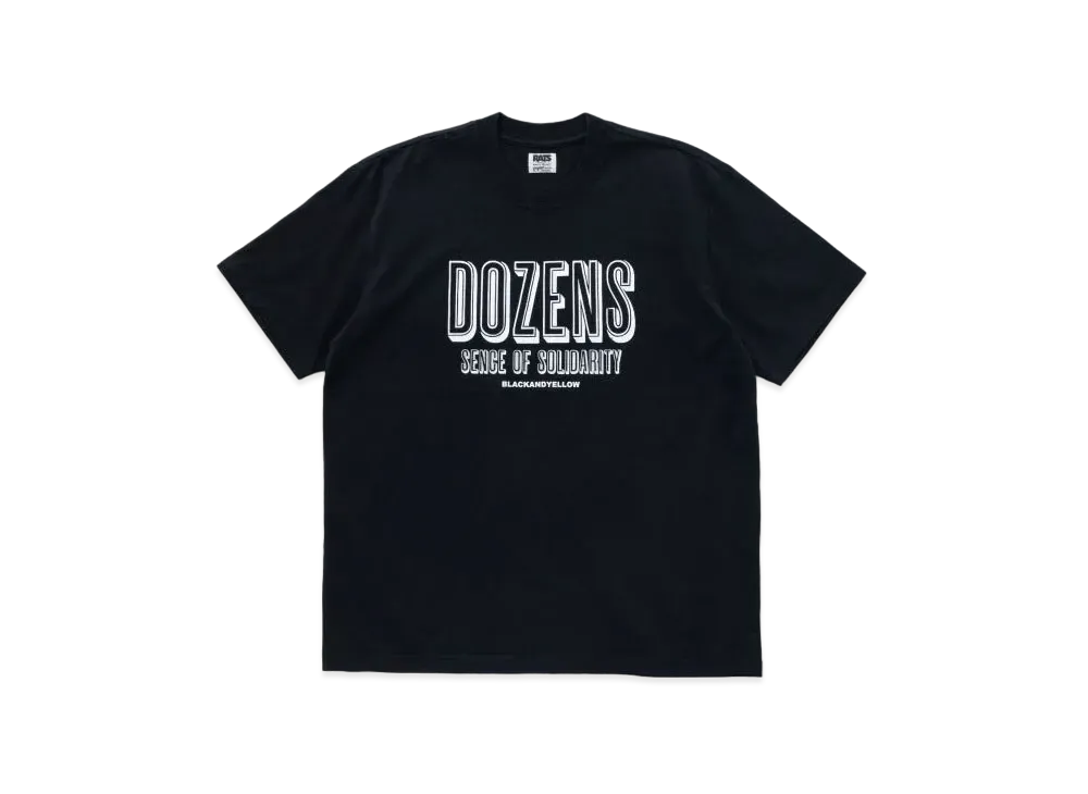 RATS Dozens Tee "Black"