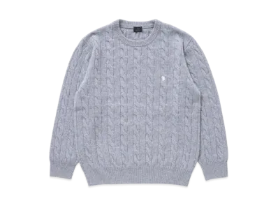 RATS Cashmere Cable Knit "Grey"