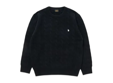 RATS Cashmere Cable Knit "Black"