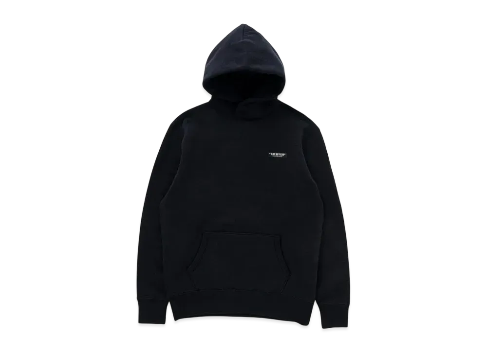 RATS Fleece Cross Neck Hoodie "Black"