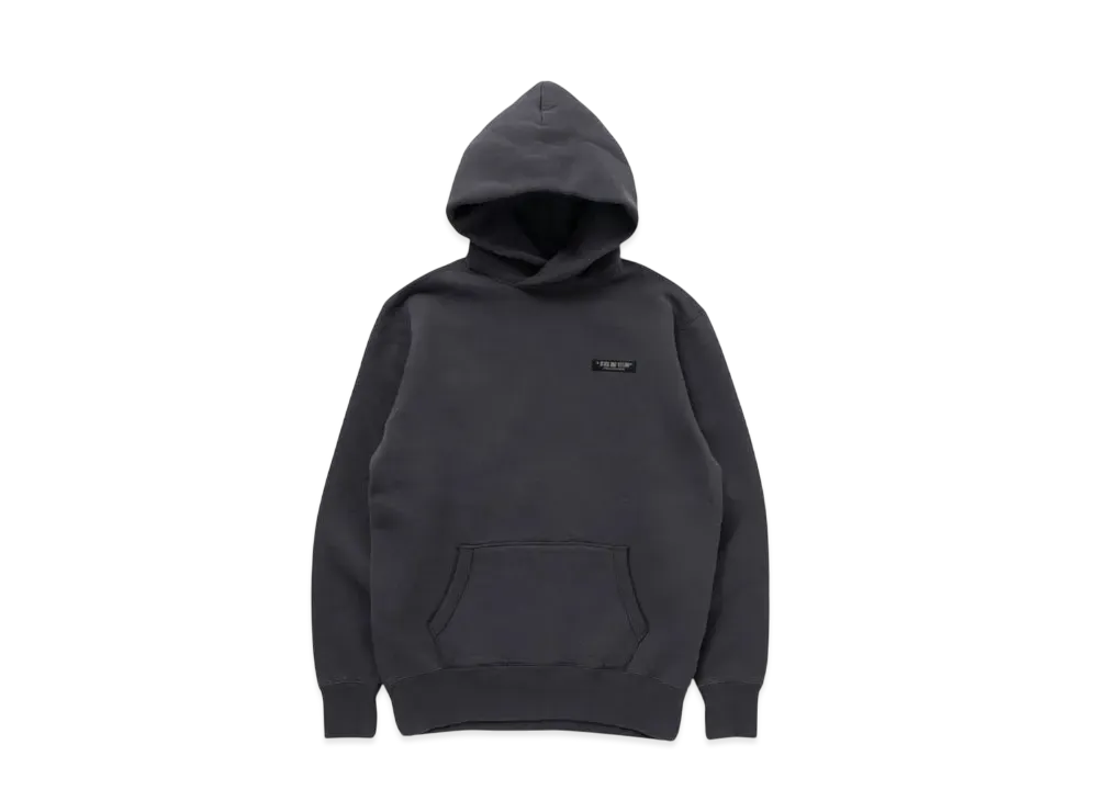 RATS Fleece Cross Neck Hoodie "Charcoal"