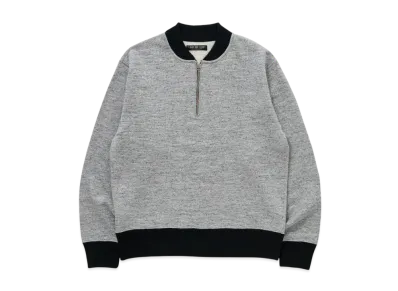 RATS Half Zip Sweat "Heather Grey"