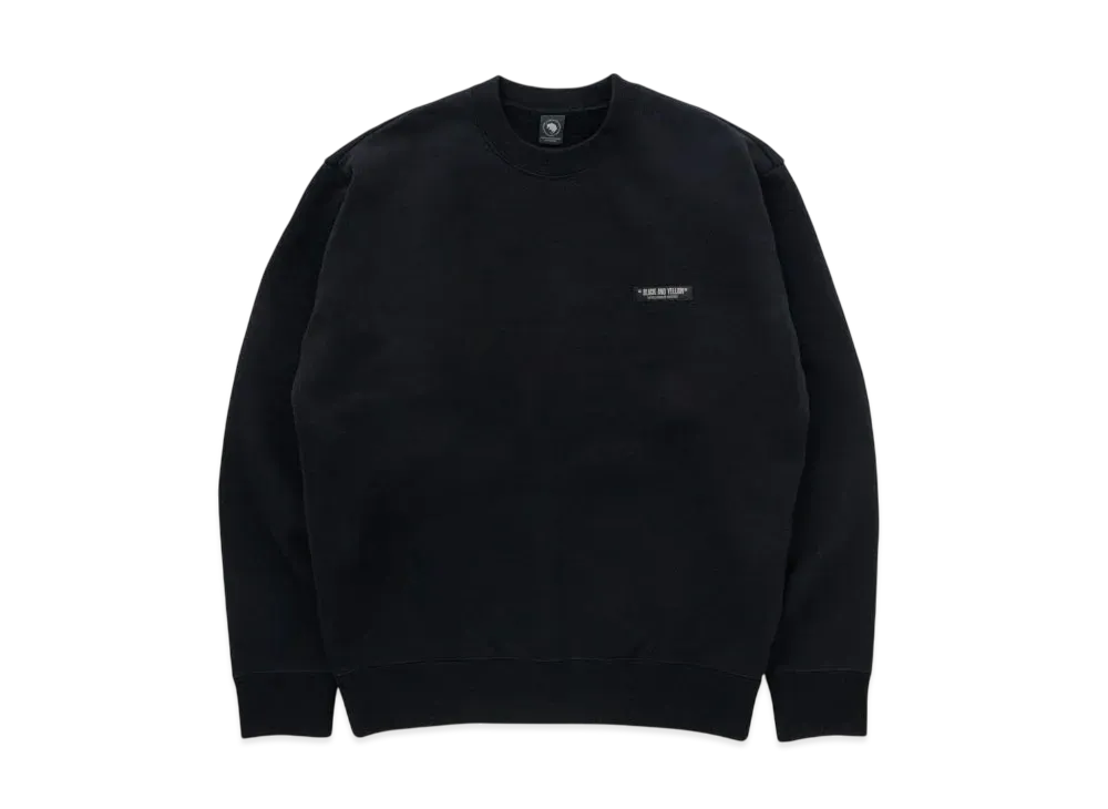 RATS Fleece Crew Neck Sweat "Black"