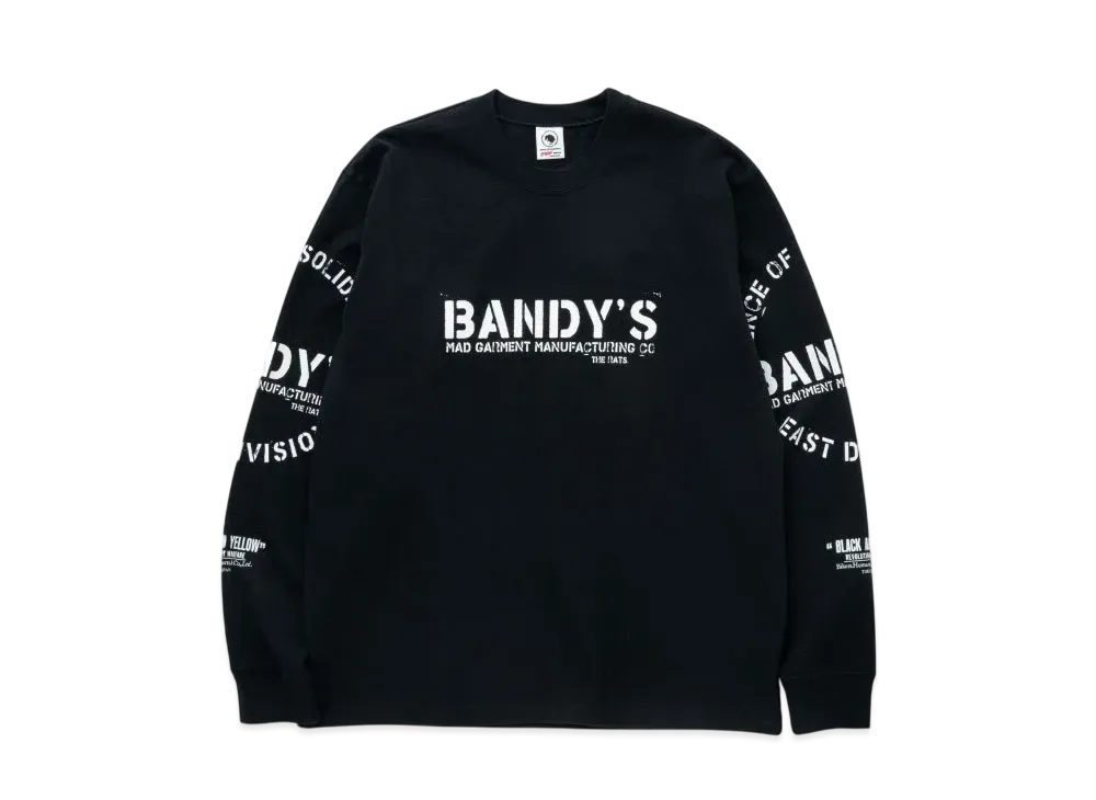 RATS Stamp Logo L/S Tee "Black"