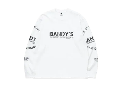 RATS Stamp Logo L/S Tee "White"