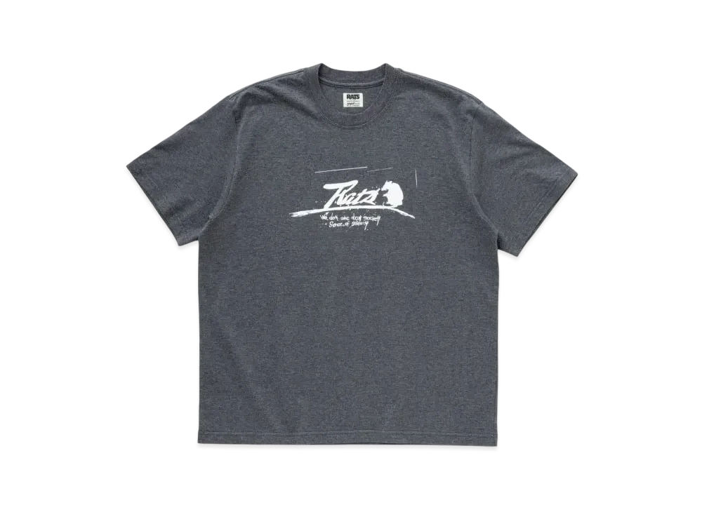 RATS Script Logo Way Of Life Tee "Charcoal"