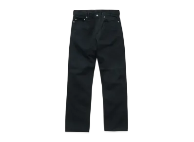 RATS Black Denim Pants Straight "Black"