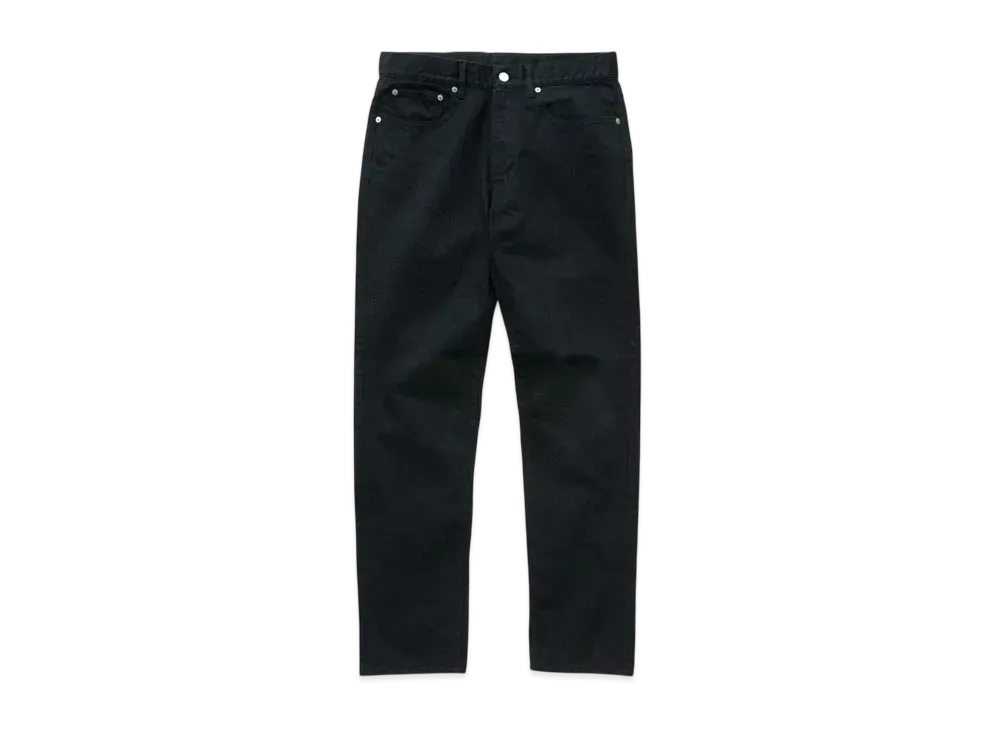 RATS Black Denim Pants Slim "Black"