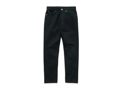 RATS Black Denim Pants Slim "Black"