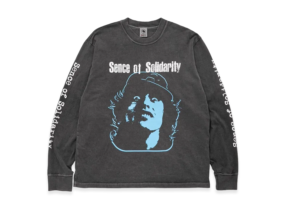 ラッツ ピグメントダイ L/S Tシャツ "ライトブルー"