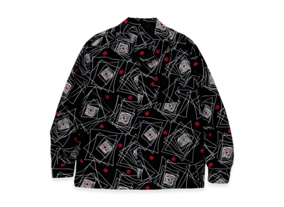 RATS Geometric L/S Shirt "Black"