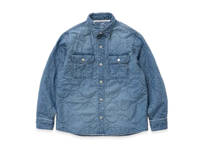 RATS Denim Quilting Shirt Jkt "Indigo"
