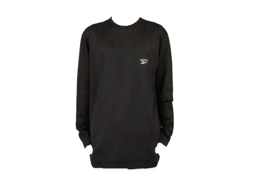 Reebok x KANGHYUK Stitched Logo LS Tee "Dark Gray"