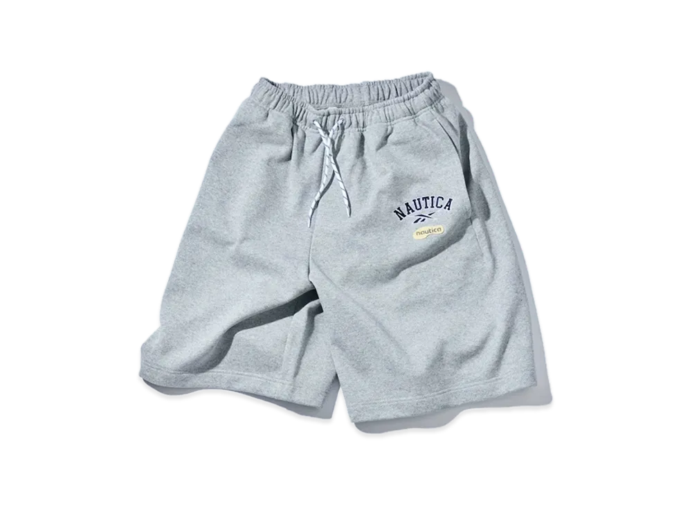 Reebok x NAUTICA Heavyweight Logo Sweat Half Pants "Light Gray"