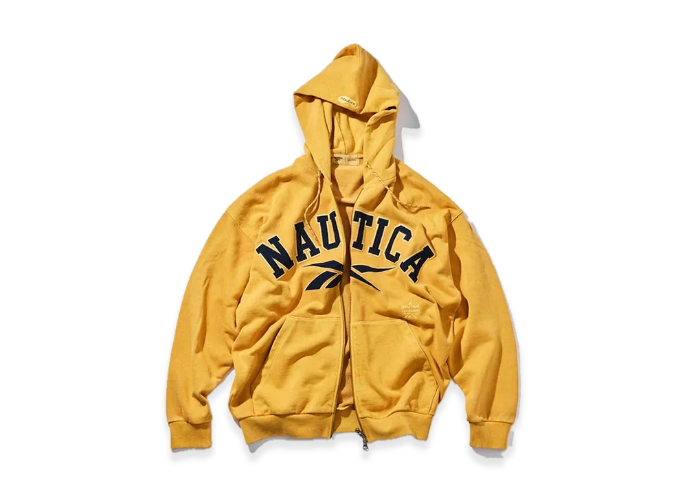 Reebok x NAUTICA Arc Logo Pigment Heavyweight Zipup Hoodie "Yellow"