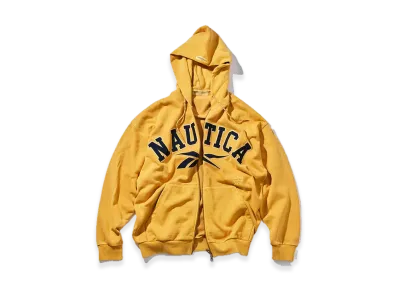 Reebok x NAUTICA Arc Logo Pigment Heavyweight Zipup Hoodie "Yellow"