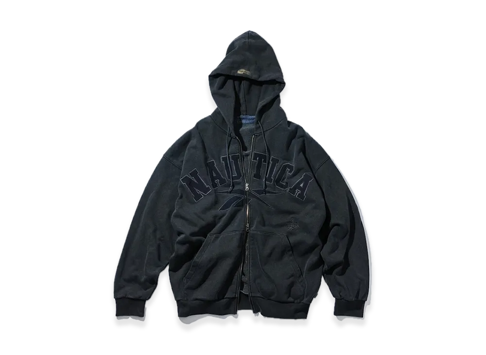 Reebok x NAUTICA Arc Logo Pigment Heavyweight Zipup Hoodie "Black"