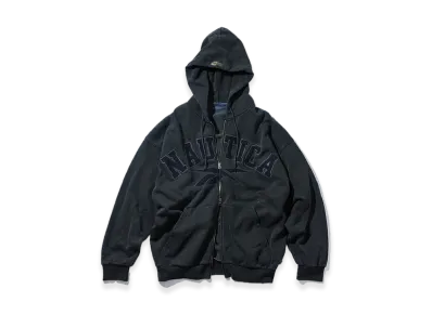 Reebok x NAUTICA Arc Logo Pigment Heavyweight Zipup Hoodie "Black"