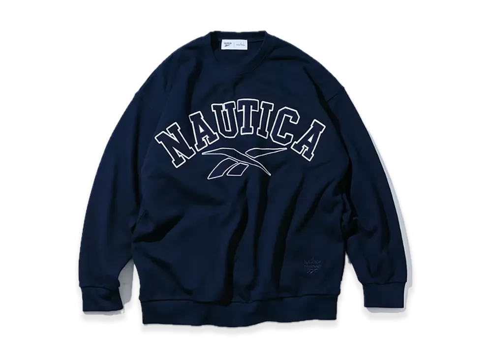 Reebok x NAUTICA Arc Logo Heavyweight Crewneck Sweat "Navy"