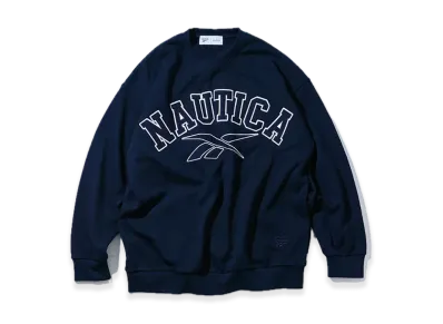 Reebok x NAUTICA Arc Logo Heavyweight Crewneck Sweat "Navy"