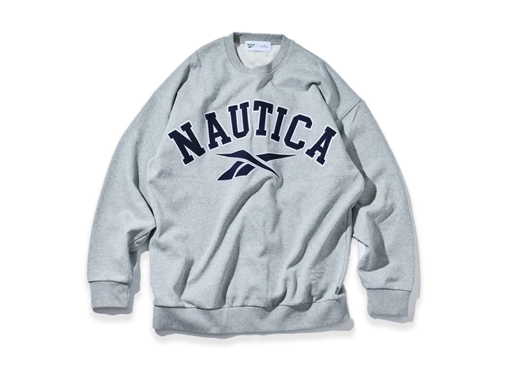 Reebok x NAUTICA Arc Logo Heavyweight Crewneck Sweat "Grey"