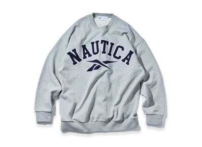 Reebok x NAUTICA Arc Logo Heavyweight Crewneck Sweat "Grey"