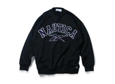 Reebok x NAUTICA Arc Logo Heavyweight Crewneck Sweat "Black"