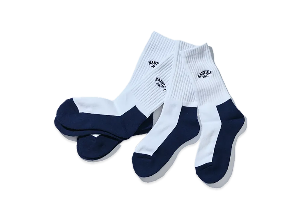 Reebok x NAUTICA 3Pac Sox For Women "White"