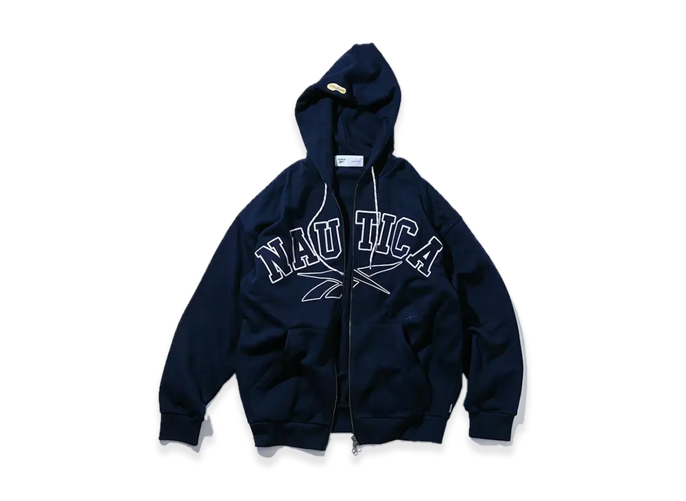 Reebok x NAUTICA Arc Logo Heavyweight Zip Hoodie "Navy"