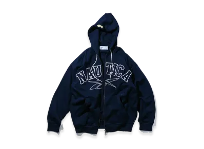 Reebok x NAUTICA Arc Logo Heavyweight Zip Hoodie "Navy"