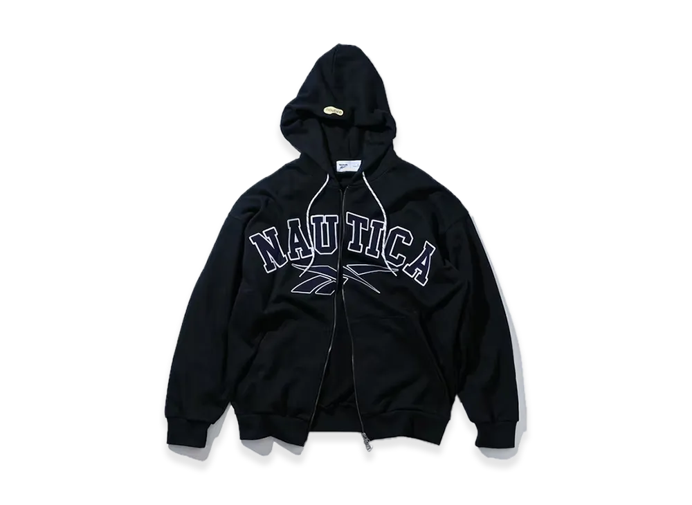 Reebok x NAUTICA Arc Logo Heavyweight Zip Hoodie "Black"
