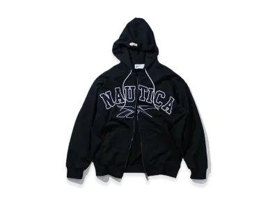 Reebok x NAUTICA Arc Logo Heavyweight Zip Hoodie "Black"
