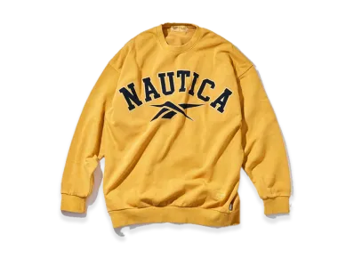Reebok x NAUTICA Arc Logo Pigment Heavyweight Crewneck Sweat "Yellow"