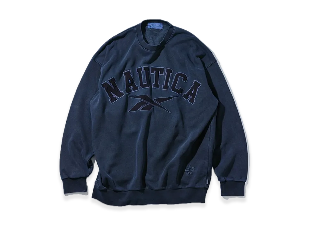 Reebok x NAUTICA Arc Logo Pigment Heavyweight Crewneck Sweat "Navy"