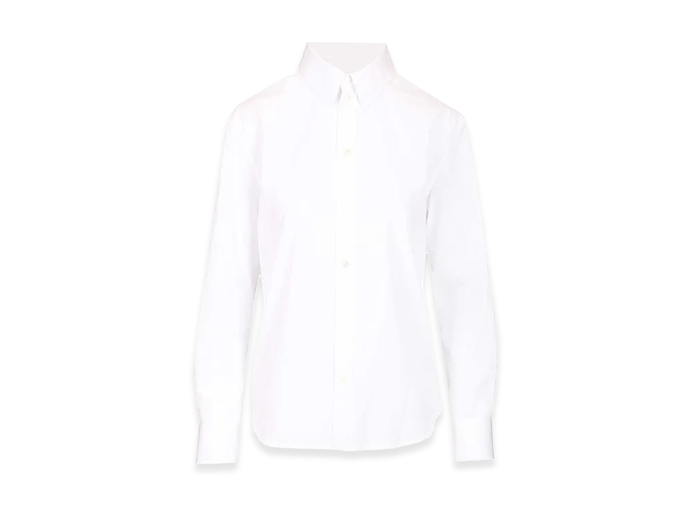 CELINE Women's Look 19 - Relaxed Shirt Cotton Poplin "White"