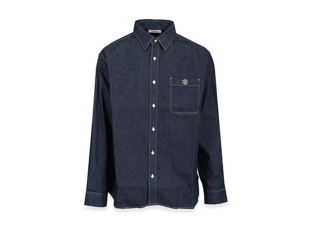 CELINE Loose-Fit Denim Shirt "Blue"