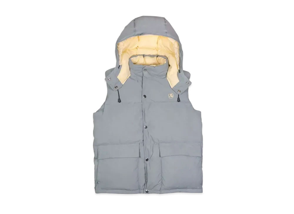 Richardson DOWN VEST "Blue-Grey/Yellow"