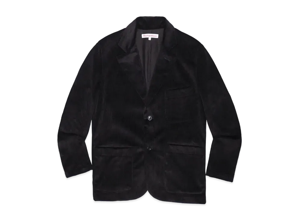 Richardson CORDUROY WORK SUIT JACKET "Black"
