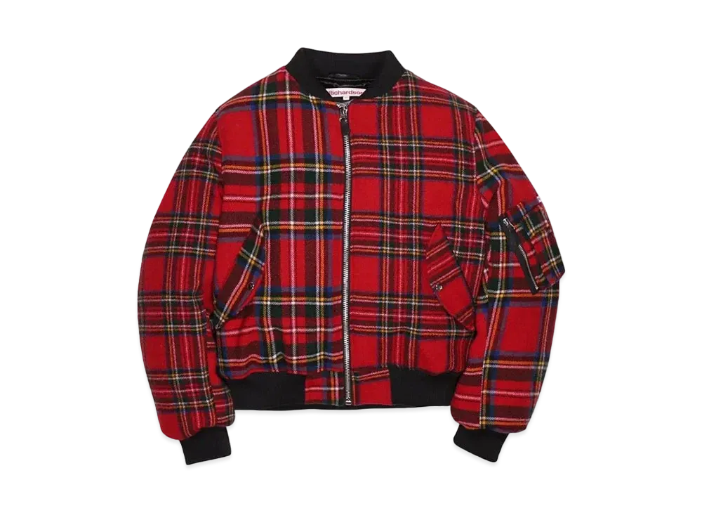 Richardson TARTAN MA-1 BOMBER "Black"